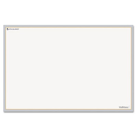 At-A-Glance WallMates Self-Adhesive Dry Erase Writing Surface White-Gray 36 in. x 24 in. AT30834